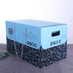 Customized Size Wax Fresh Seafood Box With Professional Die Cutting