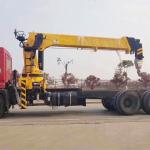 Heavy Duty Truck Mounted Crane 10t Small Standard Capacity Telescopic Boom