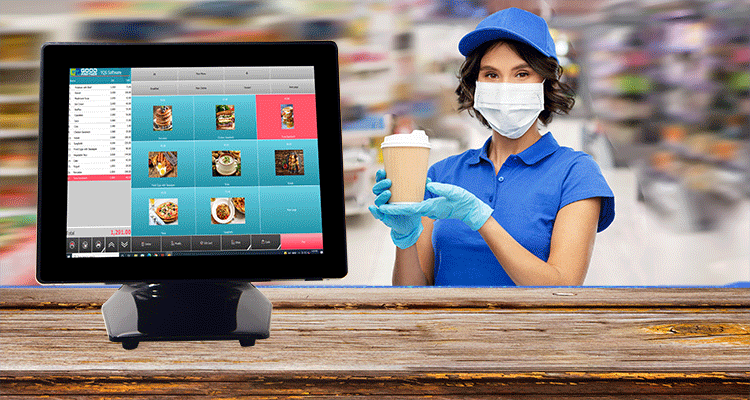 Sleek Design Cash Register Smart POS Perfect for Restaurant Retail and Convenience Store