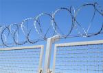 2.5mm Concertina Galvanized Razor Barbed Wire For Highway / Farm / Garden