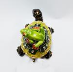 Fashion enamelled metal turtle jewelry box with turtle trinket box