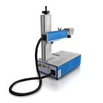 Desktop 20W 80khz Metal Fiber Laser Marking Machine With Z Axis