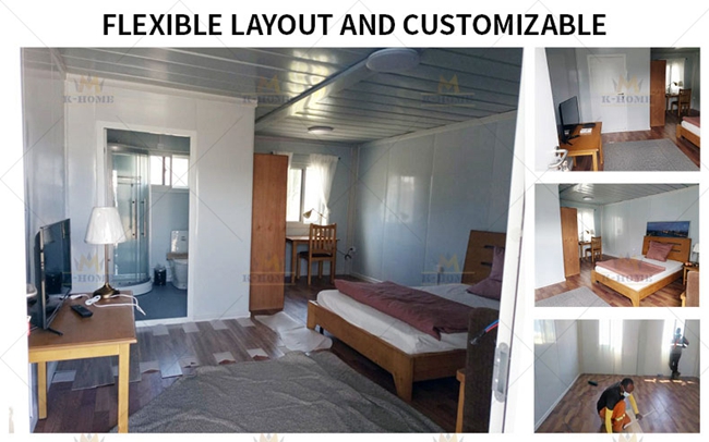 Eco Friendly Portable Modular Man Camp Building