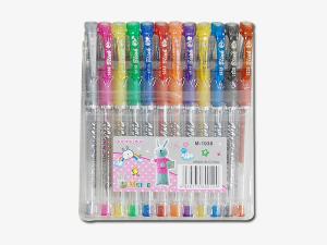 Quality Gle ink pen in plastic pp box packed, metallic colors wholesale