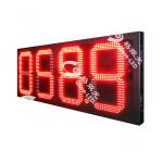 Gas Price Display Signs Glare LED 16'' White 88.88 Petrol Changer Sign No