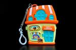 4 Inch Height Plastic Toy Figures Ice Cream House Shape For Storage Little