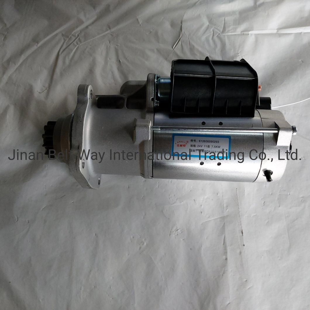 Sinotruk HOWO Truck Parts Truck Spare Parts Starter Motor 612600090293