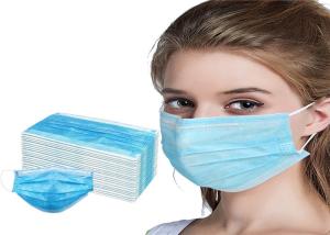 Quality Breathable 3 Ply Disposable Surgical Mask 17.5*9.5cm High Fluid And Respiratory Protection wholesale
