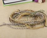 Charming hot selling decorative round rope for home textile decoration