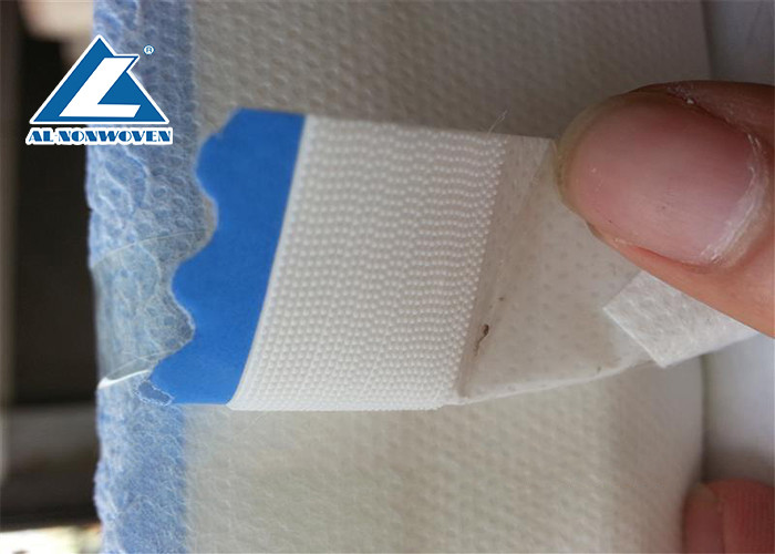 Adhesive Magic Side Tape Elastic White Non Woven Fabric For Baby Diaper