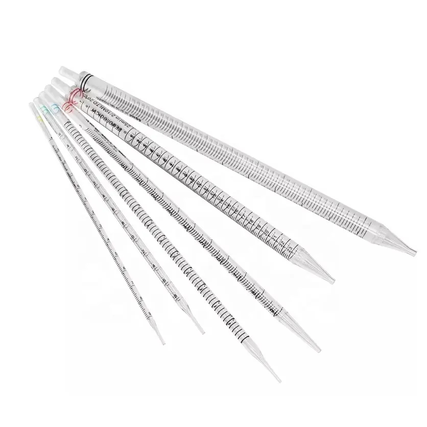 Sterile Graduated Serological Pipet 1ml 2ml 5m 10ml 25ml 50ml Serological Pipette