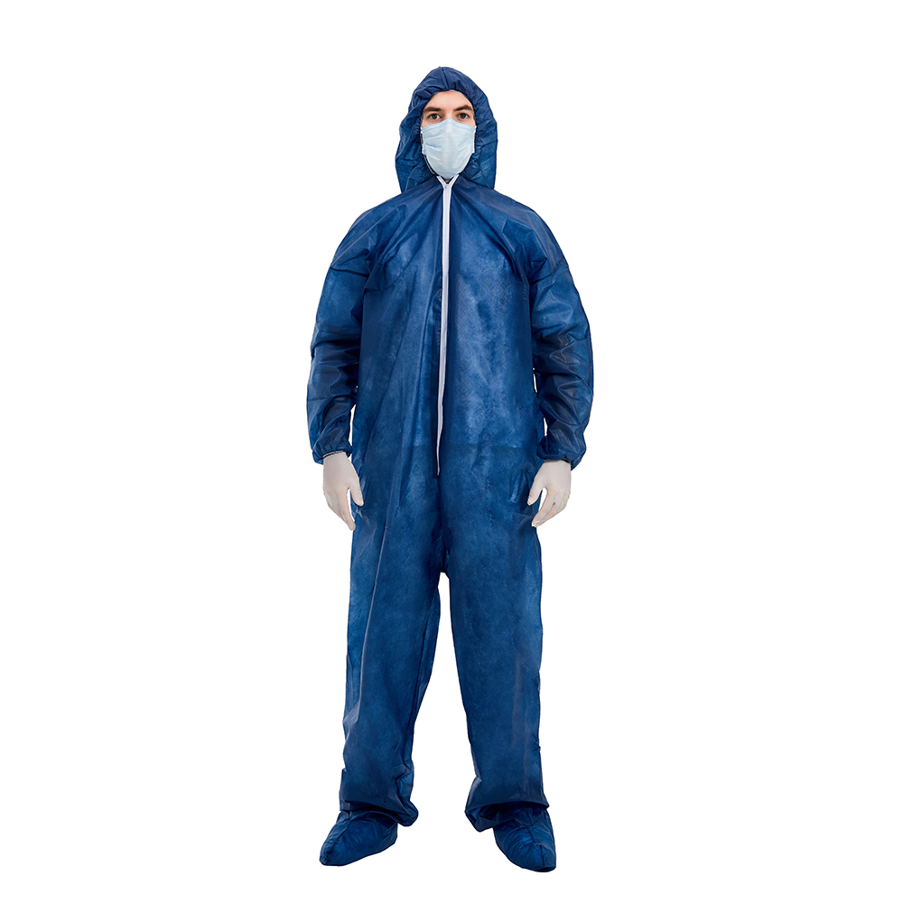 Waterproof Disposable Protective Coverall 50gsm For Laboratorial