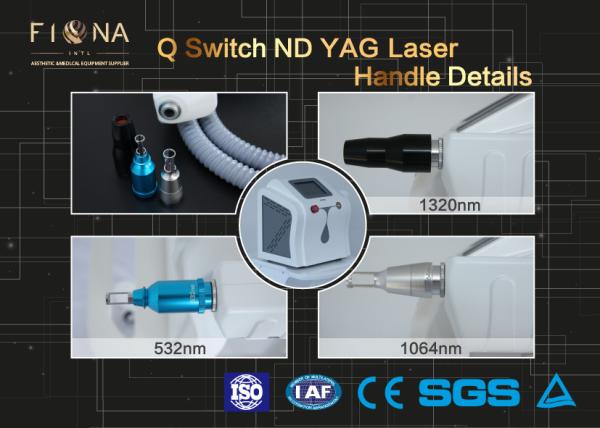 White Professional Laser Tattoo Removal Machine , Salon Beauty Machine With
