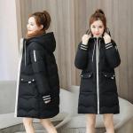 Winter Puffer Jacket Ladies Warm Hooded Cotton-Padded Clothes Thick Padded