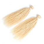 Full Head Ombre Hair Extensions Real Hair 3 Bundes , Ombre Curly Human Hair