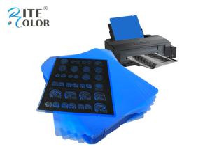Quality A4 8&quot; X 10&quot; PET Inkjet Blue Medical Imaging Film 210 Micron Thickness Waterproof wholesale