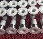 Equal Shape 12.7mm PTFE Lined Pipe Fittings 1/2 Inch Tri Clamp