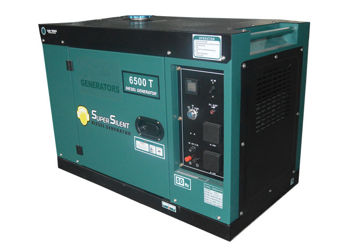 6KVA Diesel Generators With Four Wheels Portable Silent Type Or Open Type Generator Air Cooled