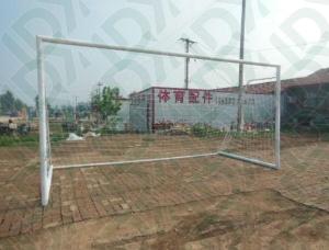 Quality Customized Lightweight Soccer Goal Metal Football Goal With Nylon Nets Steel Post wholesale