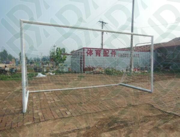 Customized Lightweight Soccer Goal Metal Football Goal With Nylon Nets Steel