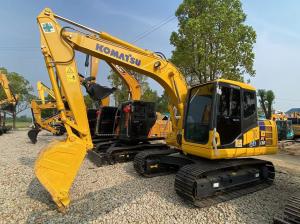 Quality Komatsu PC130 Hydraulic Crawler Excavator Second Hand Digger 13T 0.54m3 Bucket wholesale