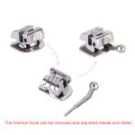 Self Ligating Roth MBT Bracket 0.022 0.018 No Hook 3 WH 345 WH Laser Mark No
