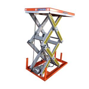 Quality 2t Hydraulic Scissor Lift Tables 70.08in Double Scissor Lift Tables wholesale