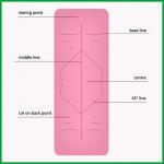PU+ Natural rubber yoga mat / fitness mats wholesale, body alignment