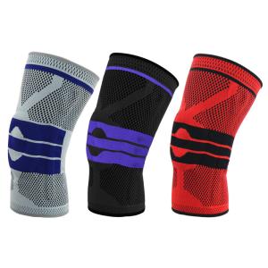 Quality OEM Compression Knee Support Brace Shock Absorption Humerus 3D Knitting Technology wholesale