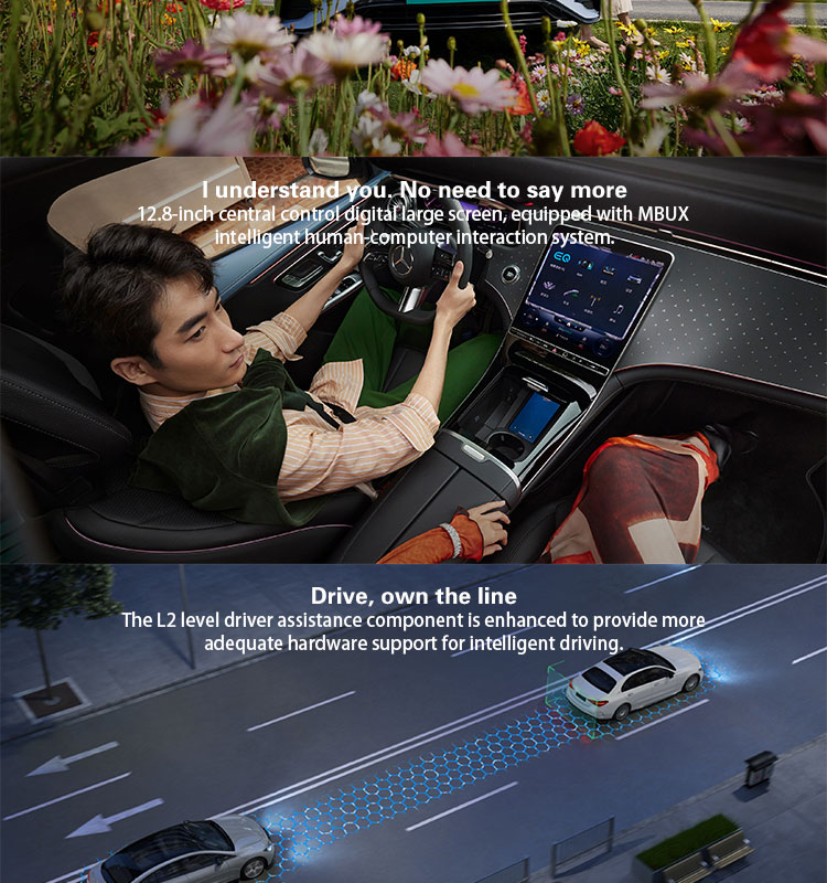 2023-2024 Luxury Benz EV Mercedes EQE Pure Electric Vehicle Fast Cars Part of Energy Vehicles Category Made In Henan