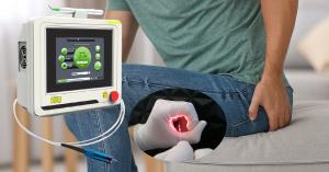 Quality ISO9001 Professional Laser Machine For Hemorrhoids 15J 9W wholesale