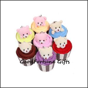Quality promotional creative bear design cotton towel wedding birthday festival gift wholesale