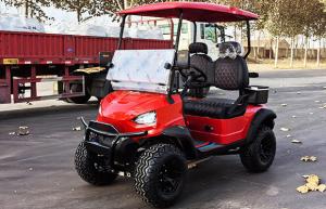 Quality 72 Volt Batteries New Customize Electric Golf Buggy Golf Cart Street Legal 4 Seater Golf Cart Grill Front With Headlights wholesale