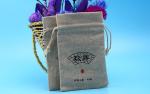 Small Jute Drawstring Bag For Jewelry / Gift Package 10 X 15cm Dimension