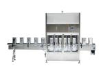 Weighing - Type Automatic Liquid Filling Machine / 6 Heads Bottle Filling Line