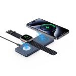 Compact Foldable Wireless Phone Travel Charger With Strong Magnetic Attraction