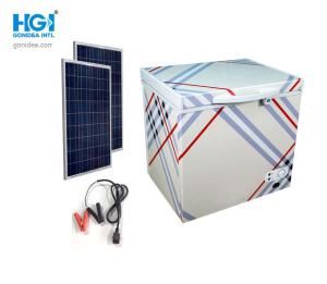 Quality Outdoor Rechargeable Solar Powered Mini Freezer 70L 2.5 Cu Ft Chest Freezer wholesale
