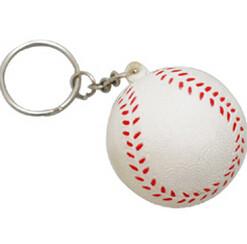 Quality New promotion creative product baseball Stress keyring customed logo wholesale