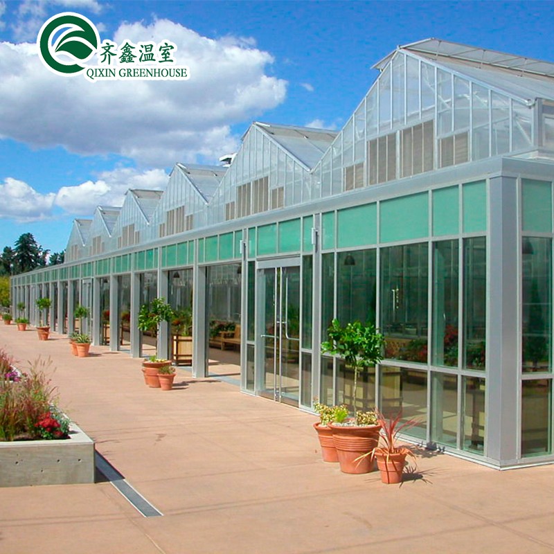 Customized Canada Tunnel Greenhouse Garden Tunnel with Glass or PC Sheet