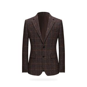 Quality 2022 Autumn and Winter Men's Casual Suit Jacket in Pure Wool Imported from Australia wholesale