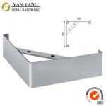 100mm high stainless steel modern furniture legs metal corner sofa legs SL-227