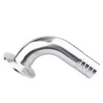 Sanitary SS304 316 316L Tri Clamp 90DEG Hose Barb Tri Clover Compatible Hose