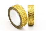 Removable Adhesive 15mm Glitter Washi Tape For Crafts