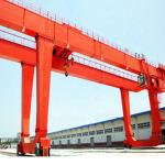 Outdoor U Type Overhead Double Girder Gantry Crane Construction