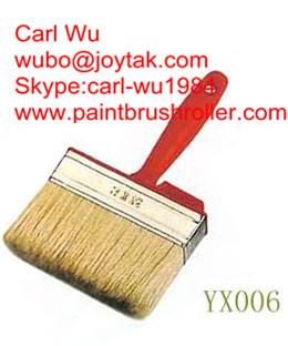 Natural pure bristle Chinese bristle synthetic mix shed fence paint brush wood