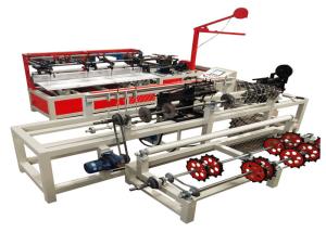 Quality High Production Wire Diameter 1.5-4.5mm Diamond Mesh Chain Link Fence Machine wholesale