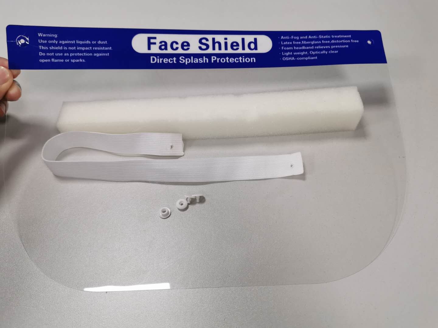 Anti Fog Face Shield Accessories Disposable Protective Clear Face Shield Parts