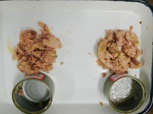 Quality Mild Flavor 80g Canned Light Tuna In Paper Label Tin wholesale