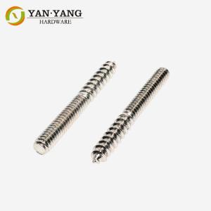 Quality hardware Stainless-Steel-Double-Head-Tooth-Screw furniture part wholesale