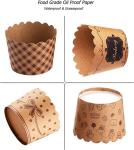 Jumbo Kraft Paper Cake Baking Cup Rk Bakeware Cupcake Muffin Liners